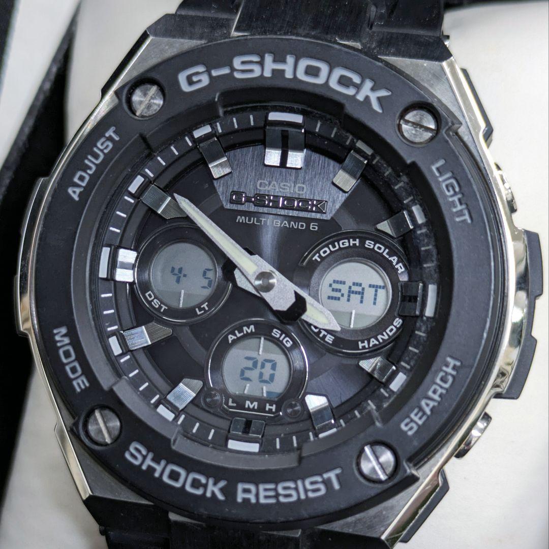 【ソーラー電波】カシオ　G-SHOCK　GST-W300-1AJF Gスチール