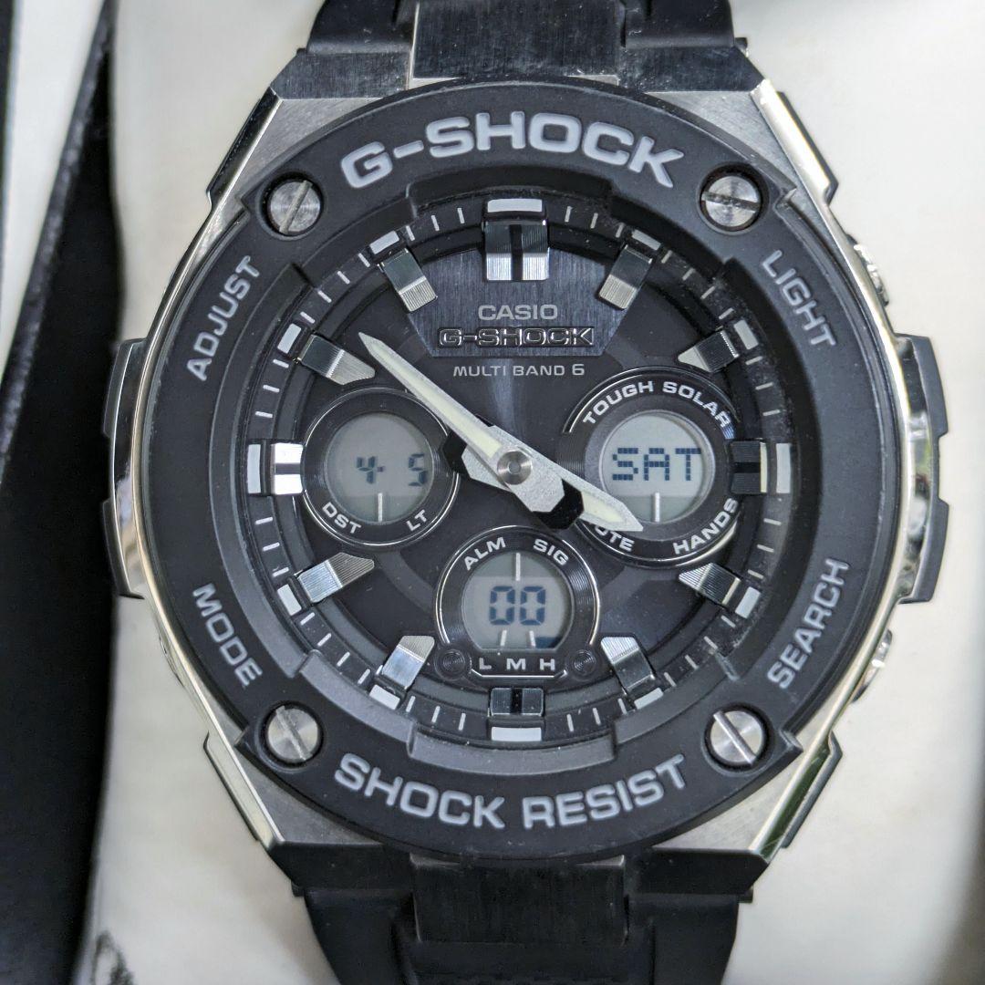【ソーラー電波】カシオ　G-SHOCK　GST-W300-1AJF Gスチール