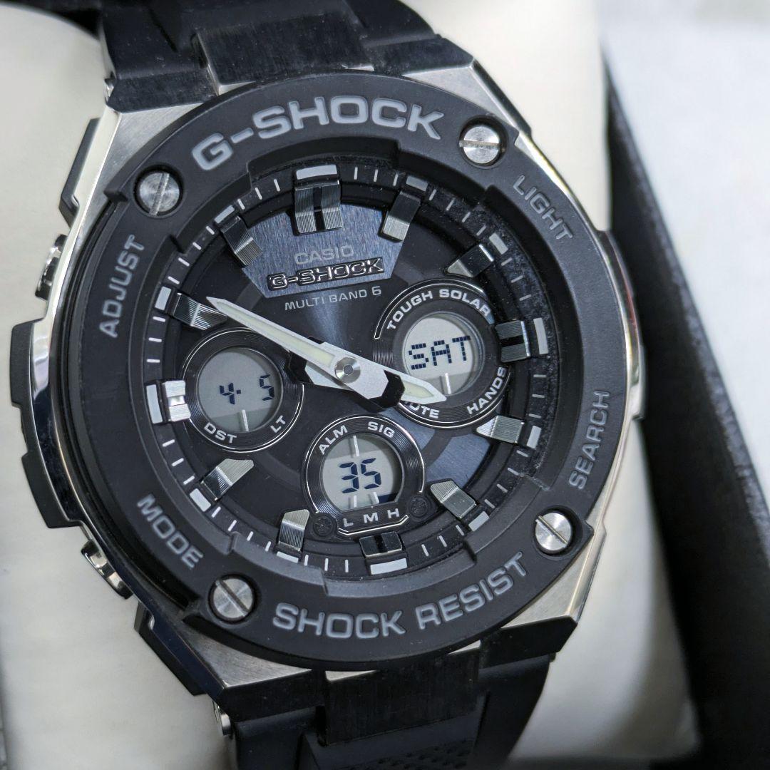 【ソーラー電波】カシオ　G-SHOCK　GST-W300-1AJF Gスチール