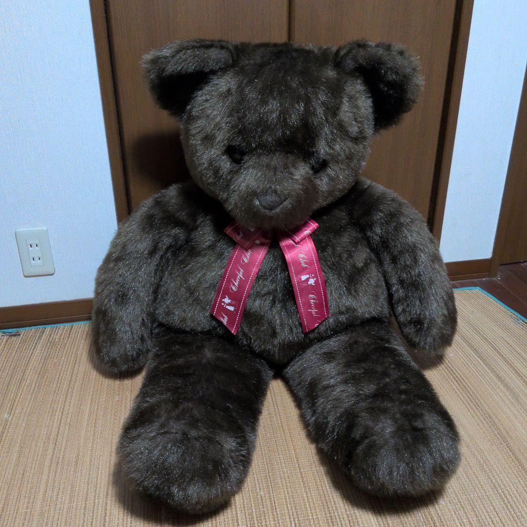 茶色の大きなぬいぐるみ 約70cm×80