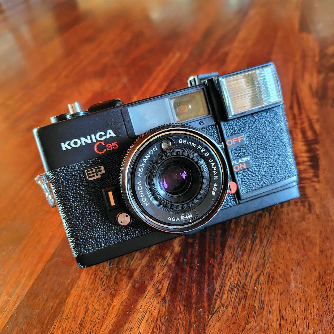 コニカ C35 EF 動作品！ Konica C35 EF フィルムカメラ