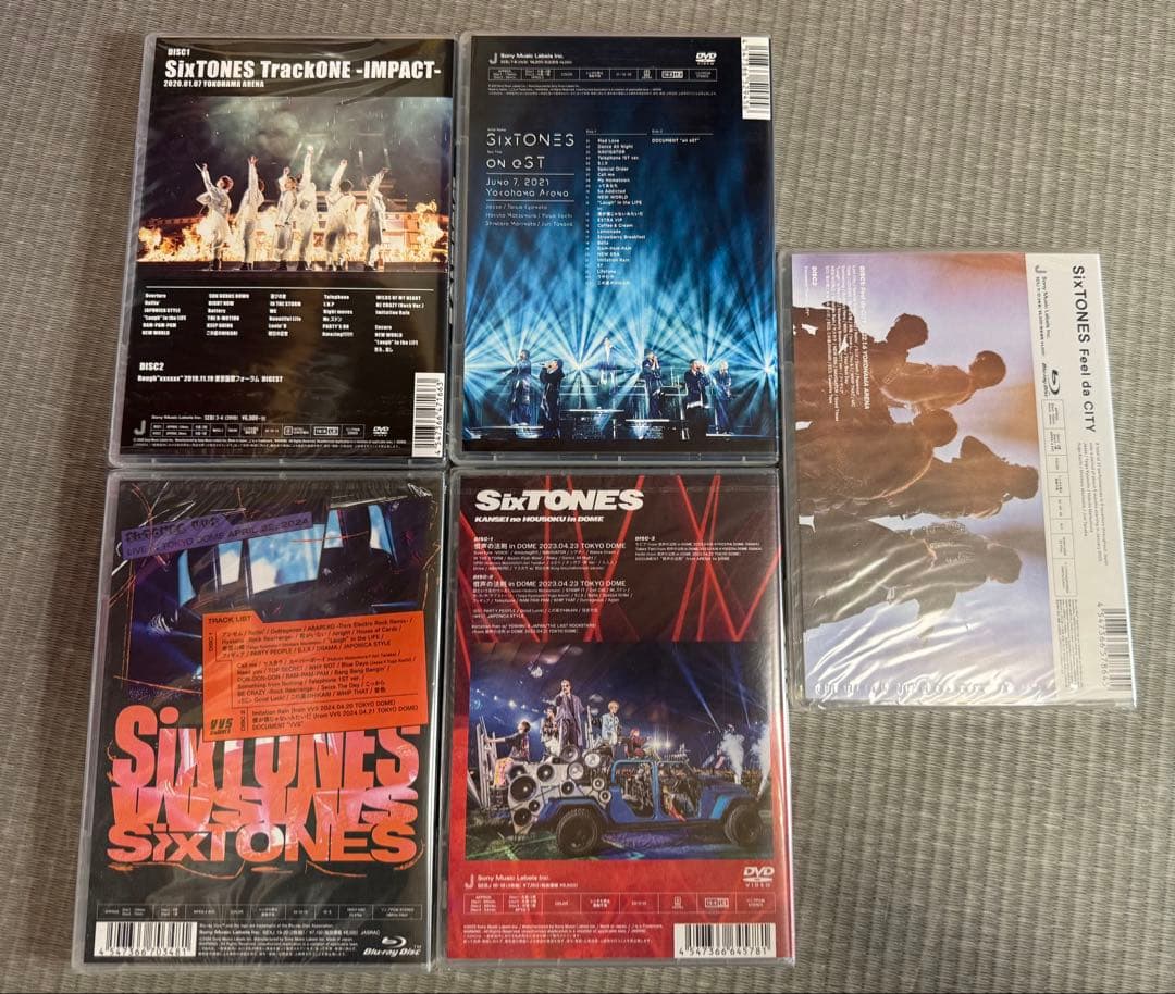 【新品未開封品】Sixtones ライブDVDセット