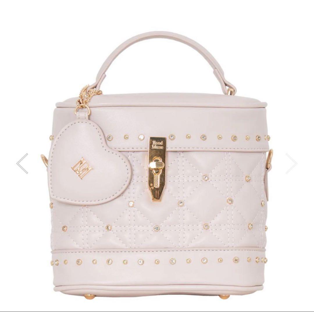 ロゼミューズ rosemuse バニティバッグ　ピンク