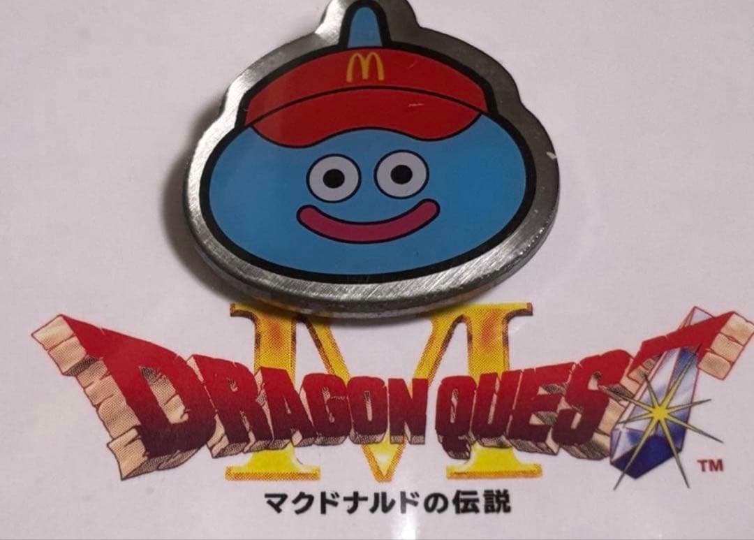 ドラクエ×マクドナルド2026コラボ スライム ピンバッジ 非売品限定グッズ