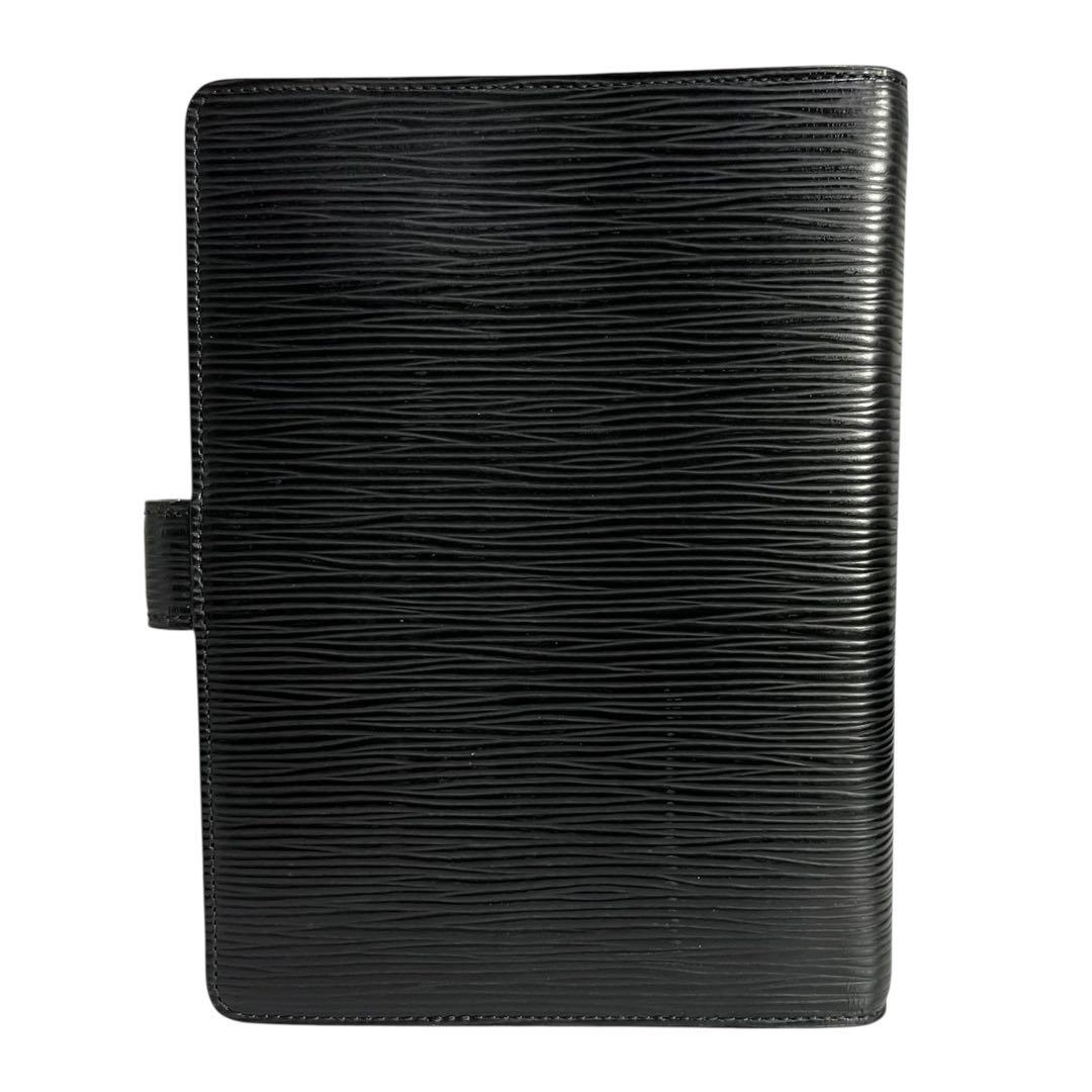 外観美品 ルイヴィトン エピ レザーリング式ファイル 黒 手帳 鑑定済 13