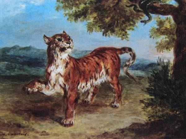 Delacroix、TIGRE ET SERPENT、海外版超希少レゾネ