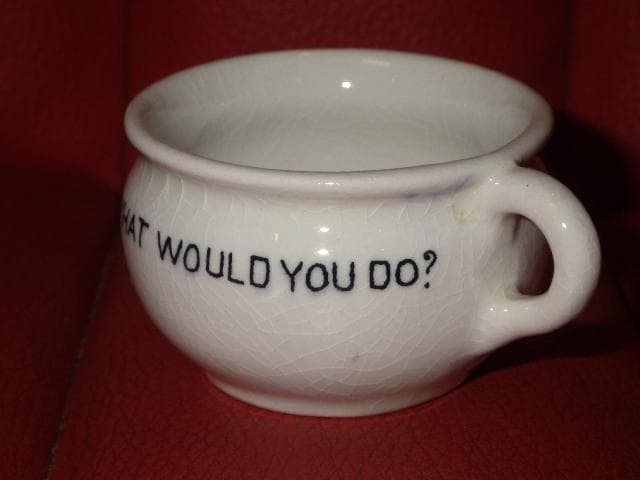 40’S★WW2★ヒトラー★チャンバーポット★灰皿★ビンテージ★プロパガンダ