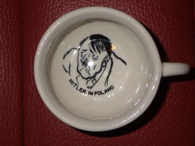 40’S★WW2★ヒトラー★チャンバーポット★灰皿★ビンテージ★プロパガンダ