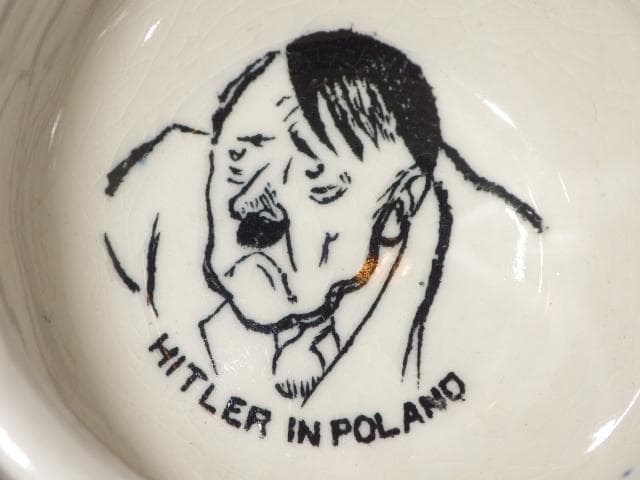 40’S★WW2★ヒトラー★チャンバーポット★灰皿★ビンテージ★プロパガンダ