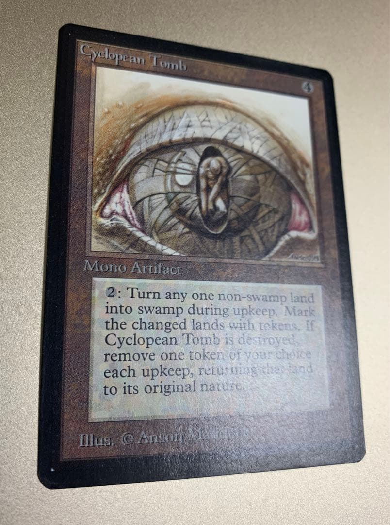 マジック：ザ・ギャザリング MTG Cyclopean Tomb LEB Inked