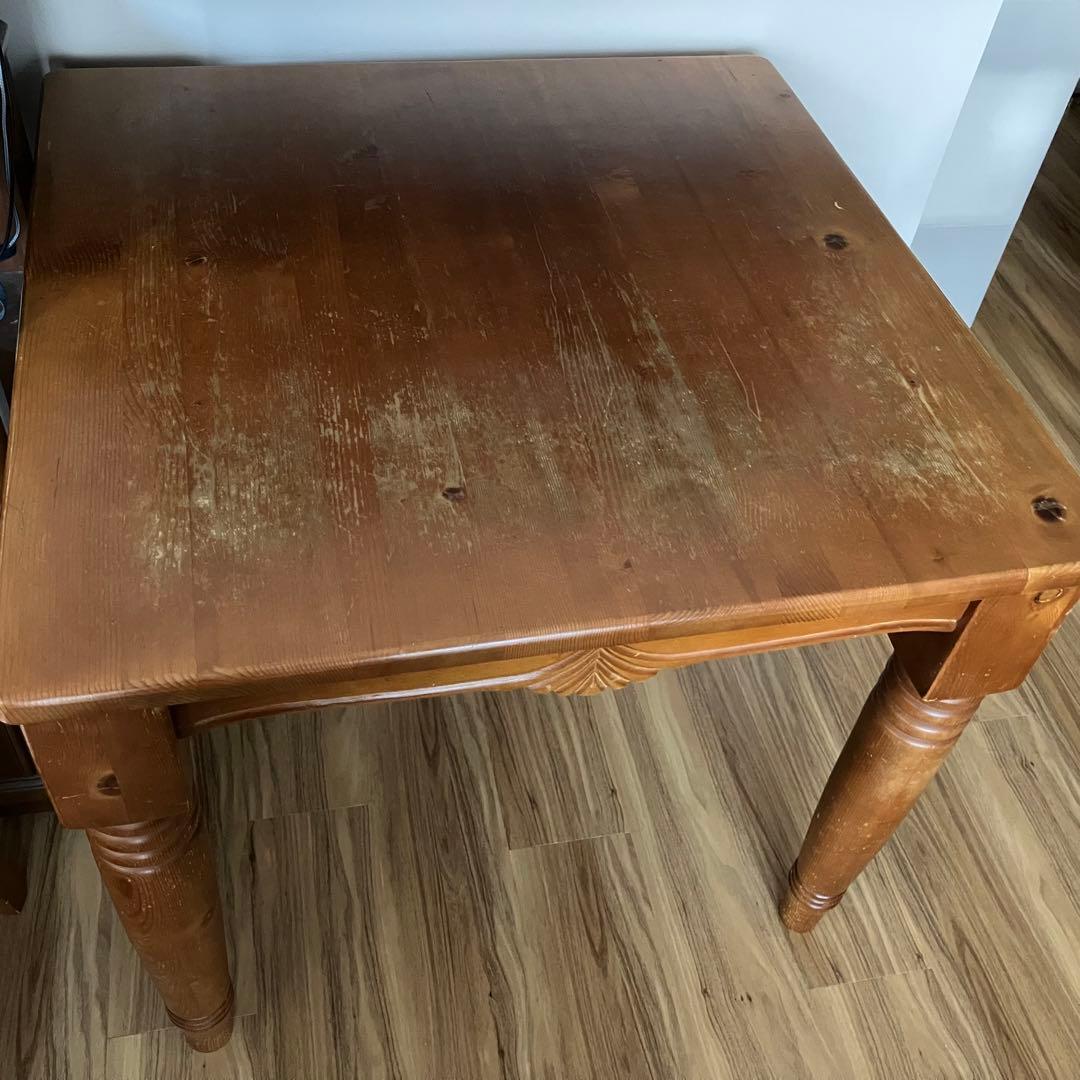 ミキモク木製ダイニングテーブル ブラウン