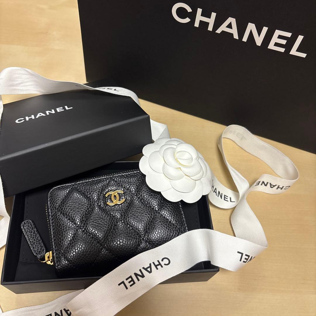 【新品未使用】 CHANEL クラシックジップパース ミニウォレット 財布