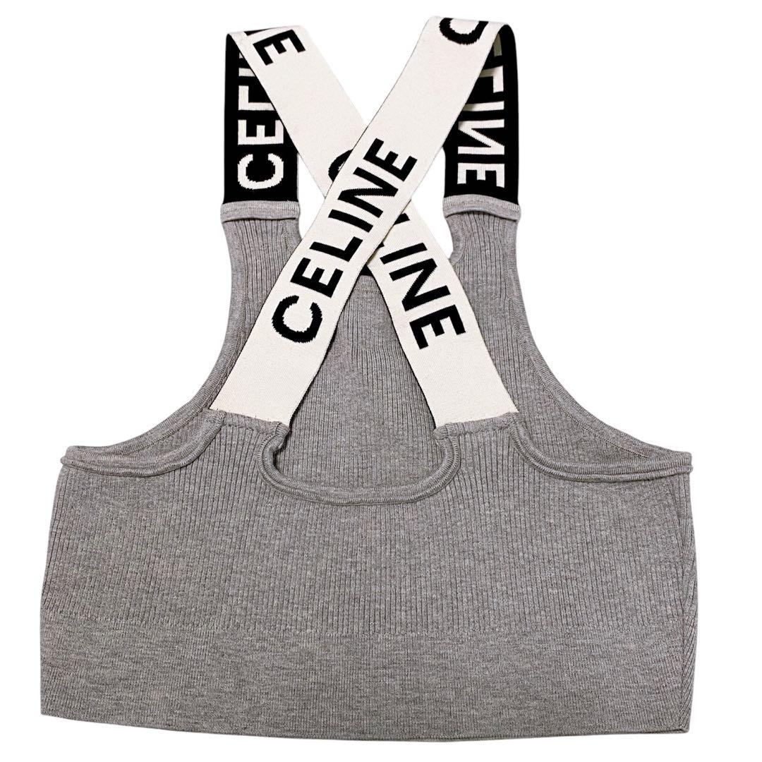 ✨極美品✨CELINE セリーヌ ロゴ ストラップ クロスバック タンクトップ