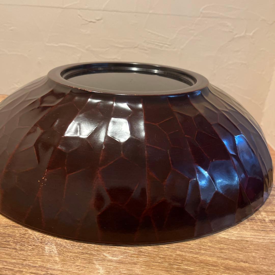 会津漆器 なため こね鉢) 大型