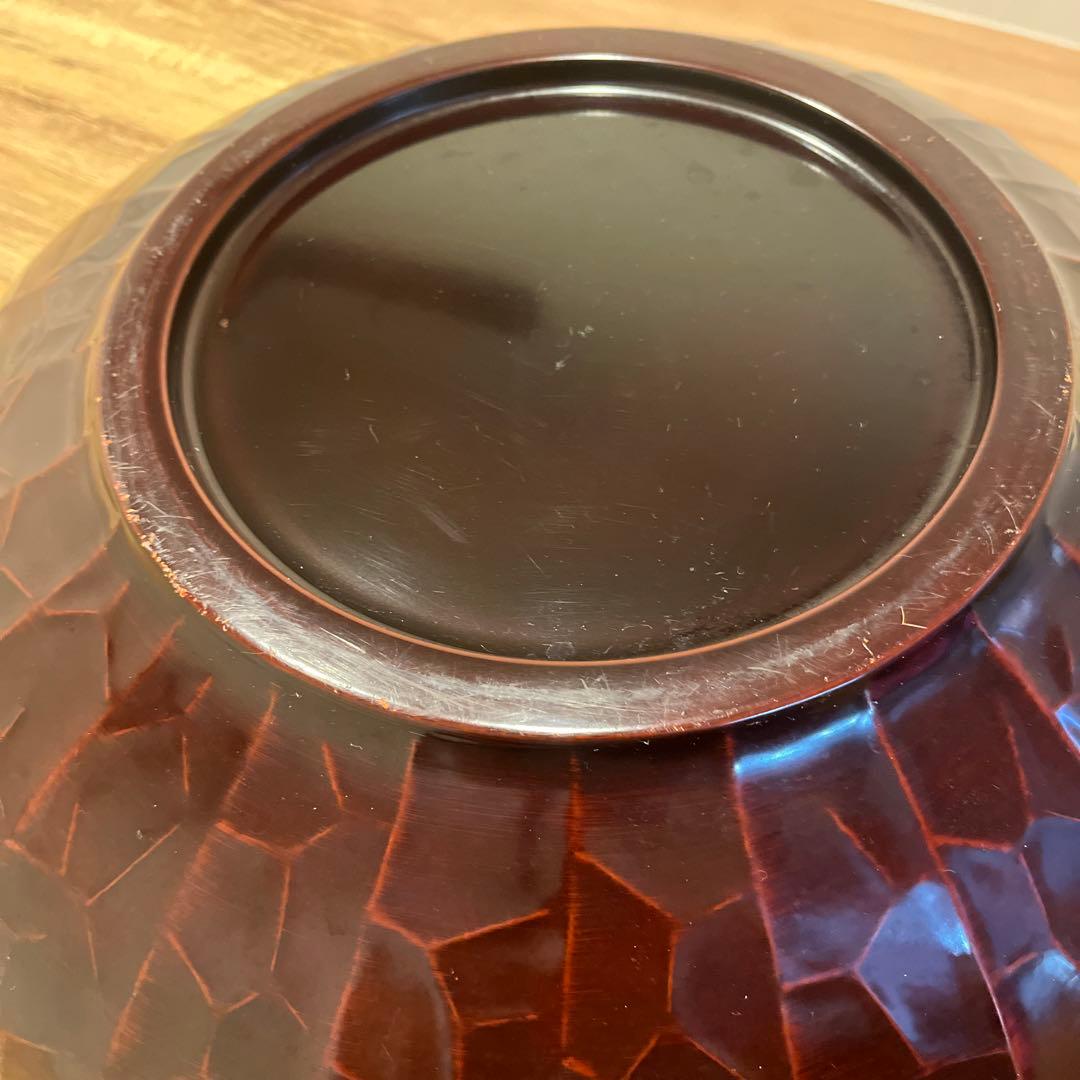 会津漆器 なため こね鉢) 大型