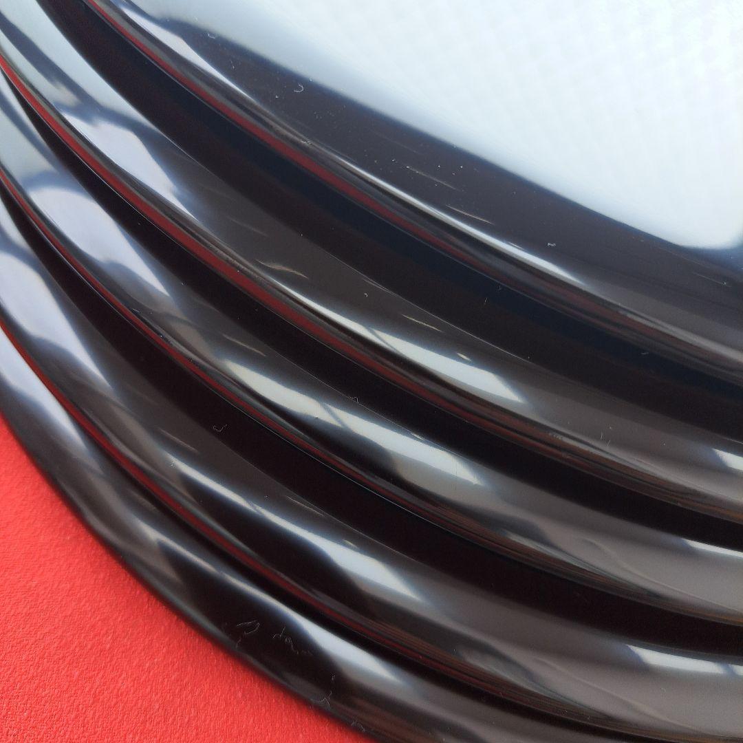 【輪島塗　尺サイズ　瑞祥盆×5客　童唄蒔絵】布着本堅地　作家物　未使用/長期保管