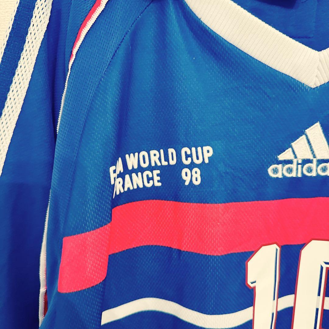 ⭐︎希少⭐︎adidas 90s 98w杯 フランス代表ユニフォーム ジダン