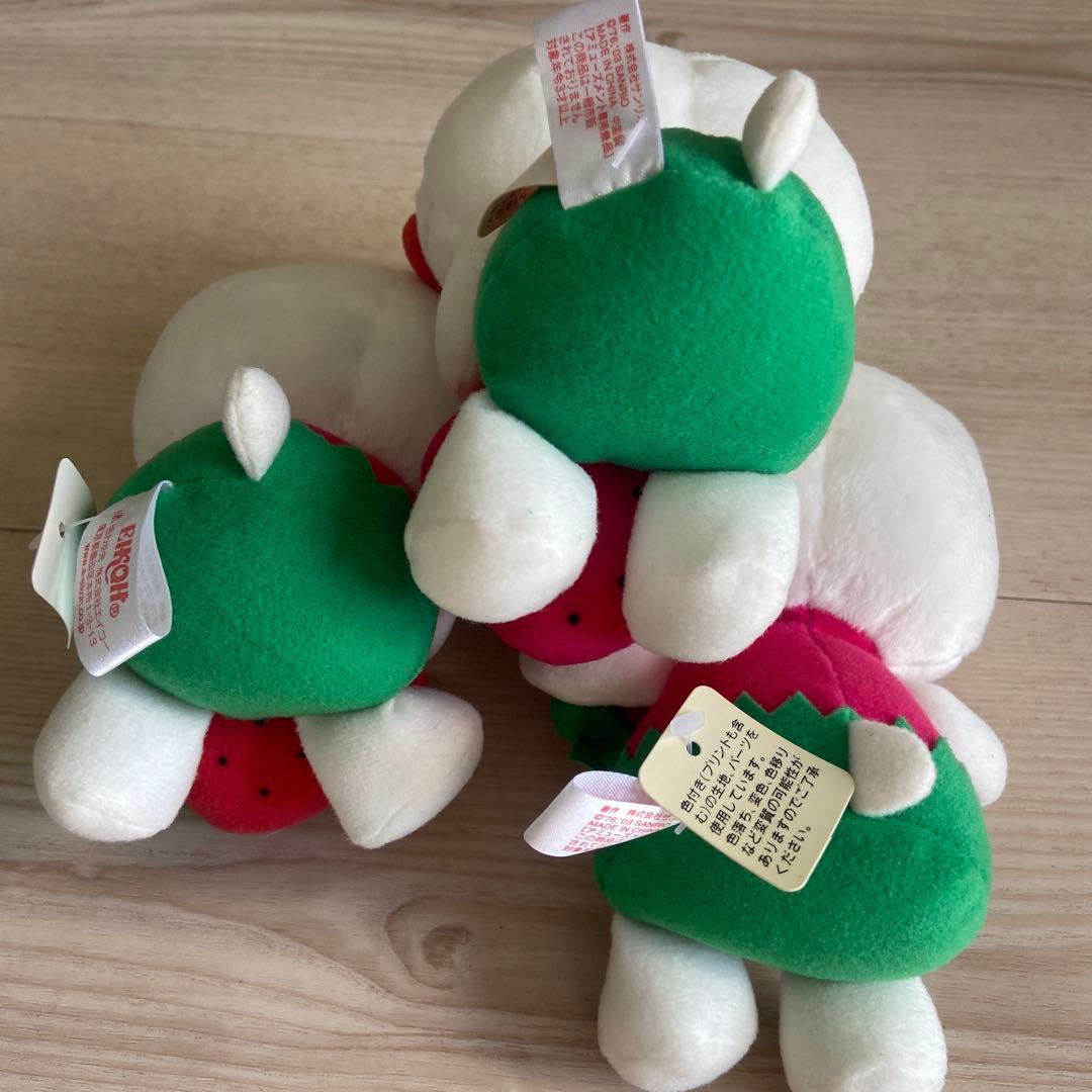 サンリオ　いちごキティ ぬいぐるみ非売品グッズ　平成レトロ　レアまとめ売りグッズ