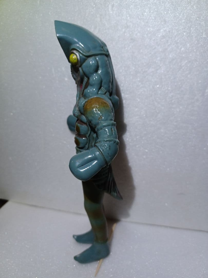 (昭和購入物)バルタン星人(身長約19.5cm)　ブルマァク　ソフビ