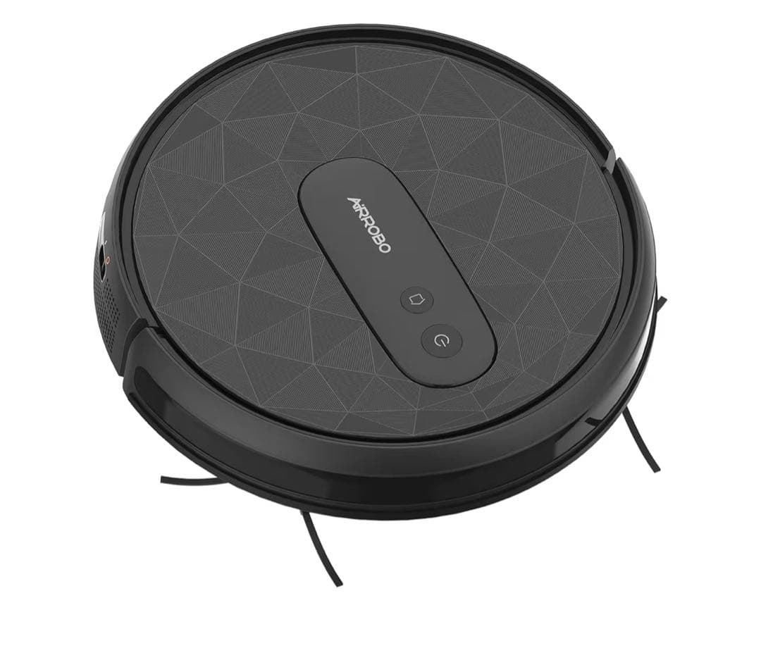 ロボット掃除機 2800Pa 強力吸引 WiFi App対応遠隔操作　ブラック