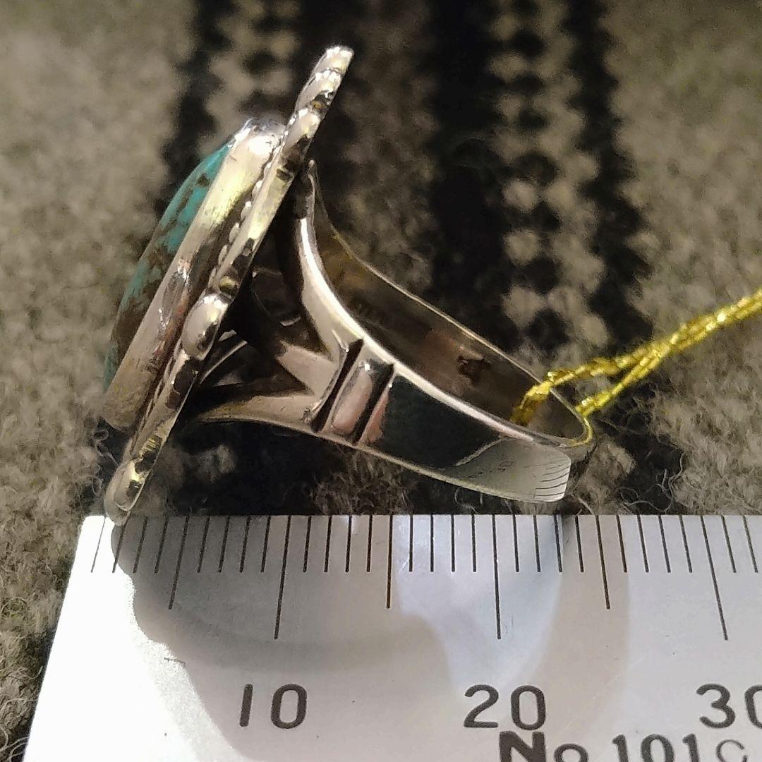 アクセサリー Navajo Vtg Fred Harvey Turquoise Ring