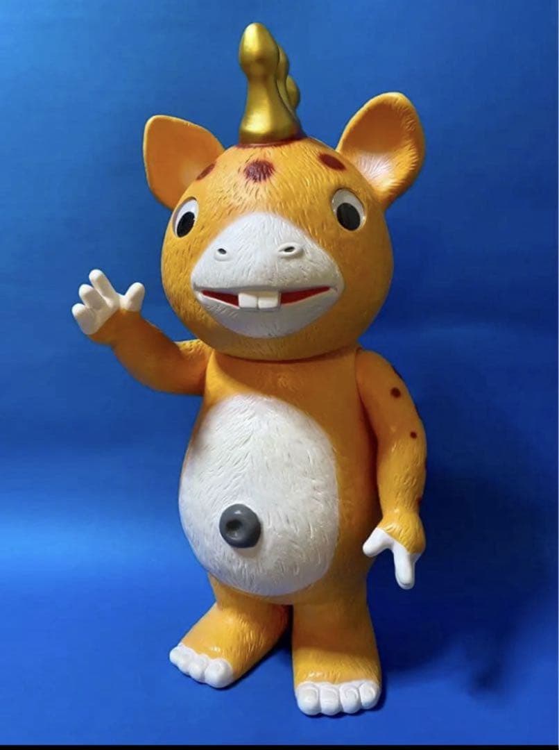 イヌクマ★快獣ブースカ★ジャイアントサイズ【黄色（2）】未使用新品 色紙付き