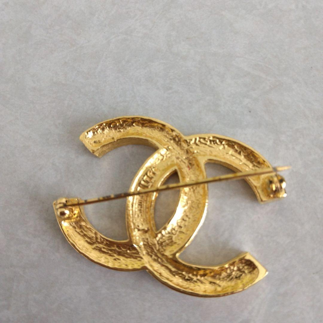 シャネル　ラインストーン　ブローチ　ビンテージ　箱付き　未使用