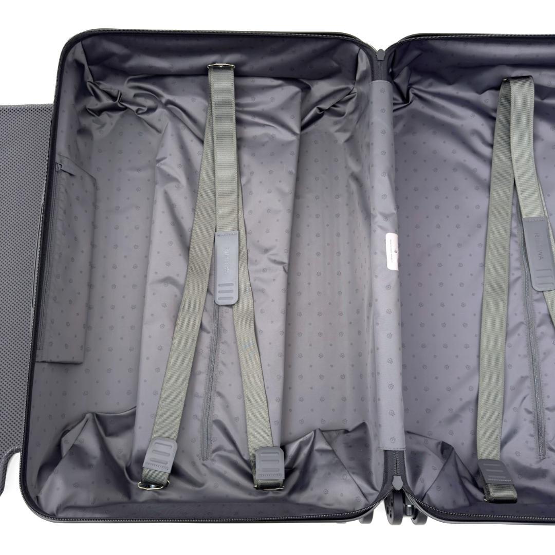 未使用級 リモワ エッセンシャルチェックインM 黒 60L 4輪 TSAロック