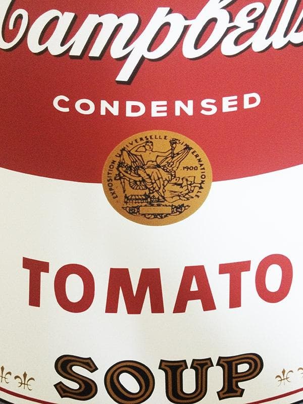 額装済/キャンベルスープ缶 I(Tomato) 1968（アンディ ウォーホル）