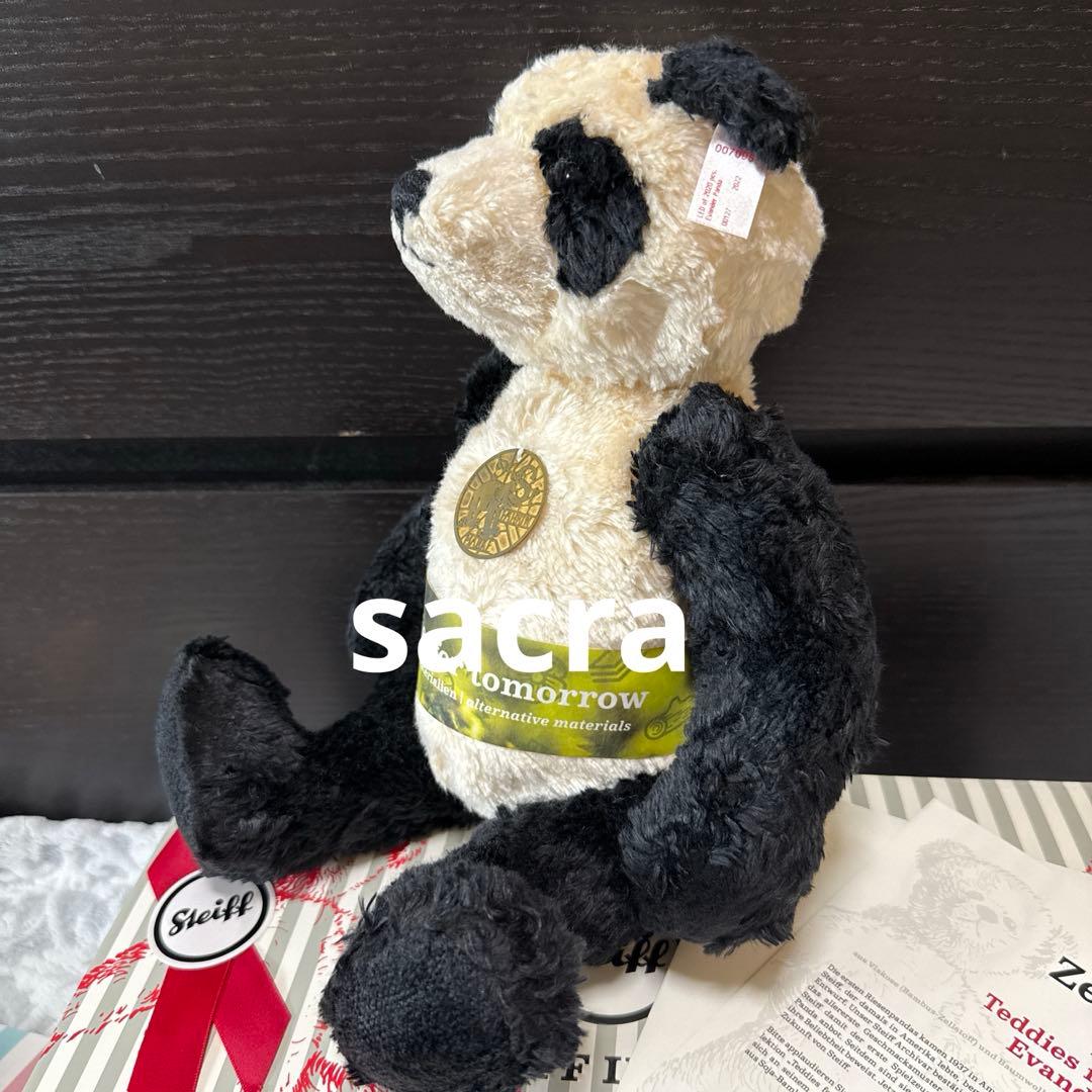 世界限定Steiff Evander Panda シュタイフ パンダぬいぐるみ