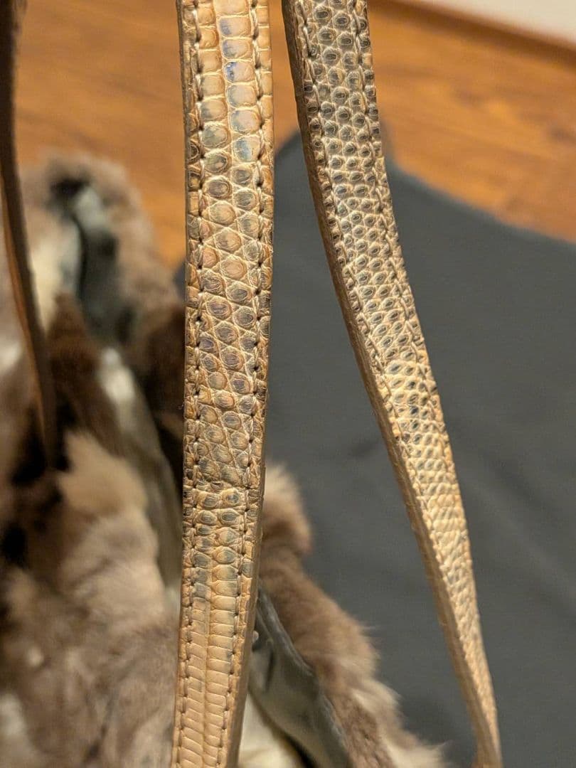 フェンディ FENDI ハンドバッグ トートバッグ ファー　 ラビットファー