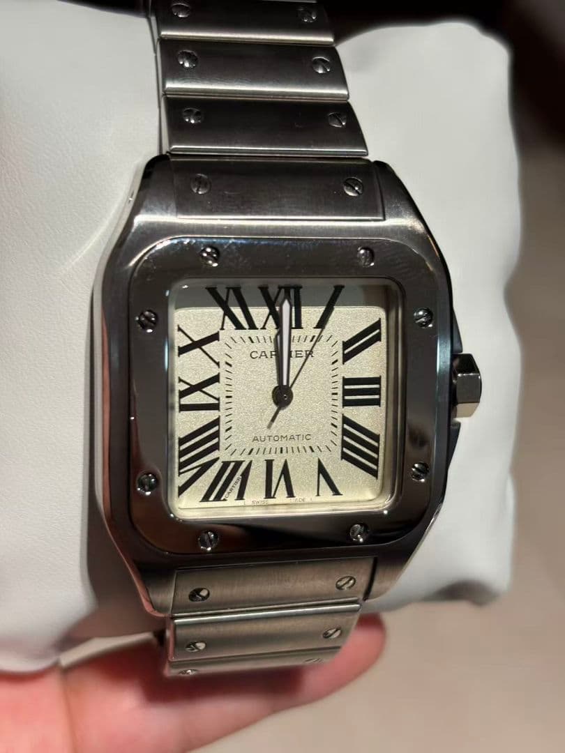 カルティエ Cartier サントス100 LM W200737G 腕時計