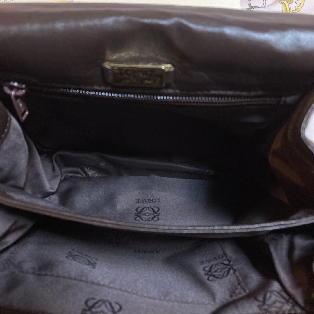 LOEWE レザー ショルダーバッグ