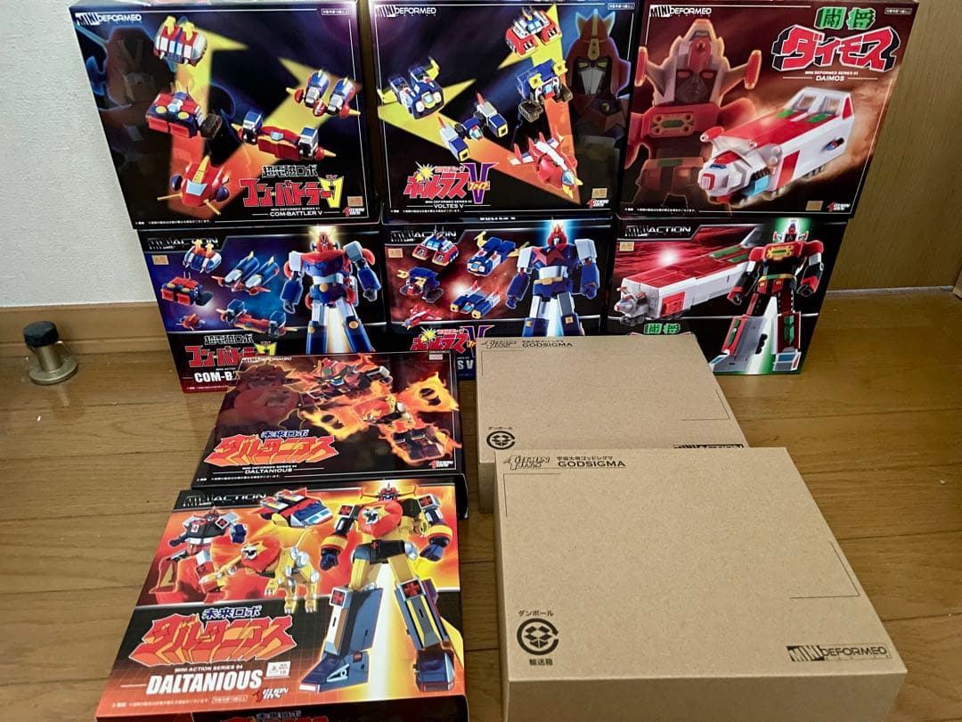 ミニアクション、ディフォルメ シリーズ ボルテス、コンバトラーvなど 10種