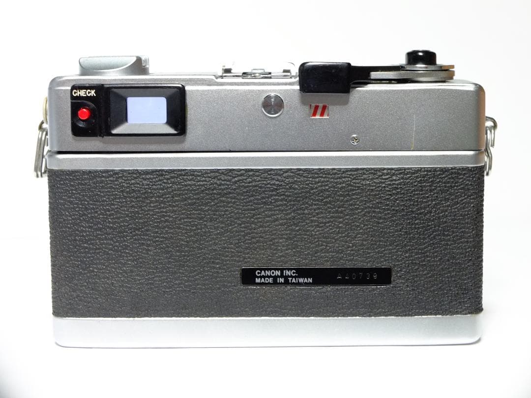 【実写確認整備品】ニューキャノネットQL19G-Ⅲ／CANON LENSf1.9