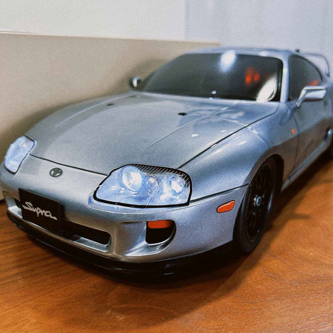 電飾付き SP.1291 1／10RC トヨタ 80スープラ スペアボディ