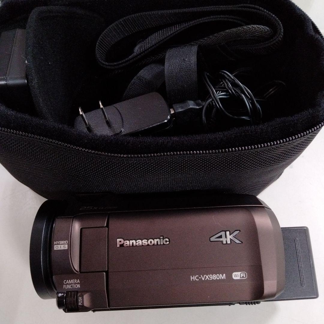 Panasonic HC-VX980M 4K ビデオカメラ収納バッグ付き！
