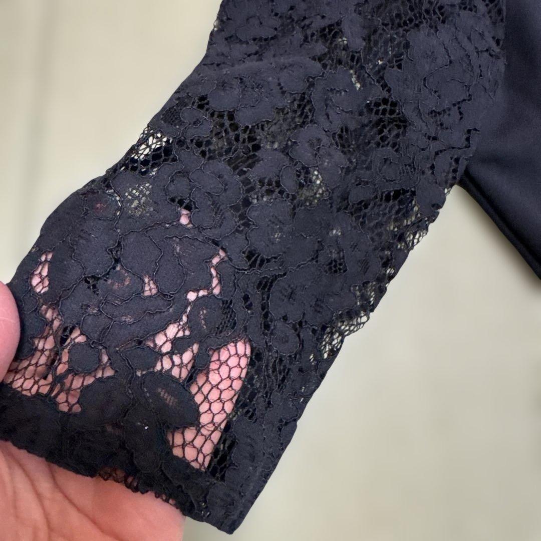 Rire Fete リルフェテ　 レースノットデザインパンツスーツ　ドレス