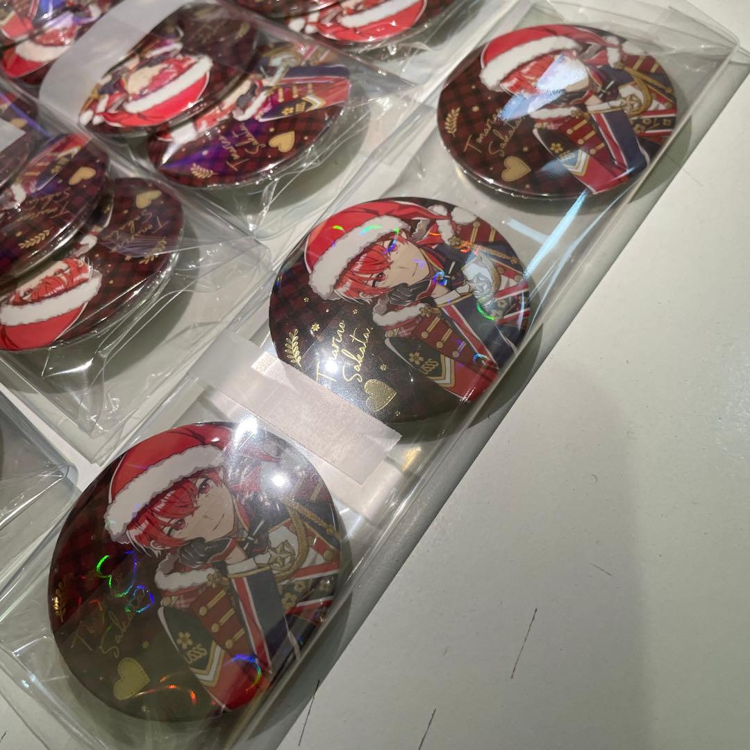 L81.浦島坂田船 となりの坂田 缶バッジ 2020 クリスマス サンタ 等身