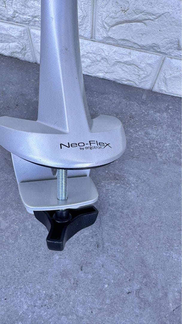 エルゴトロン Neo-Flex デスクモニターアーム タブレット用クレードル付き