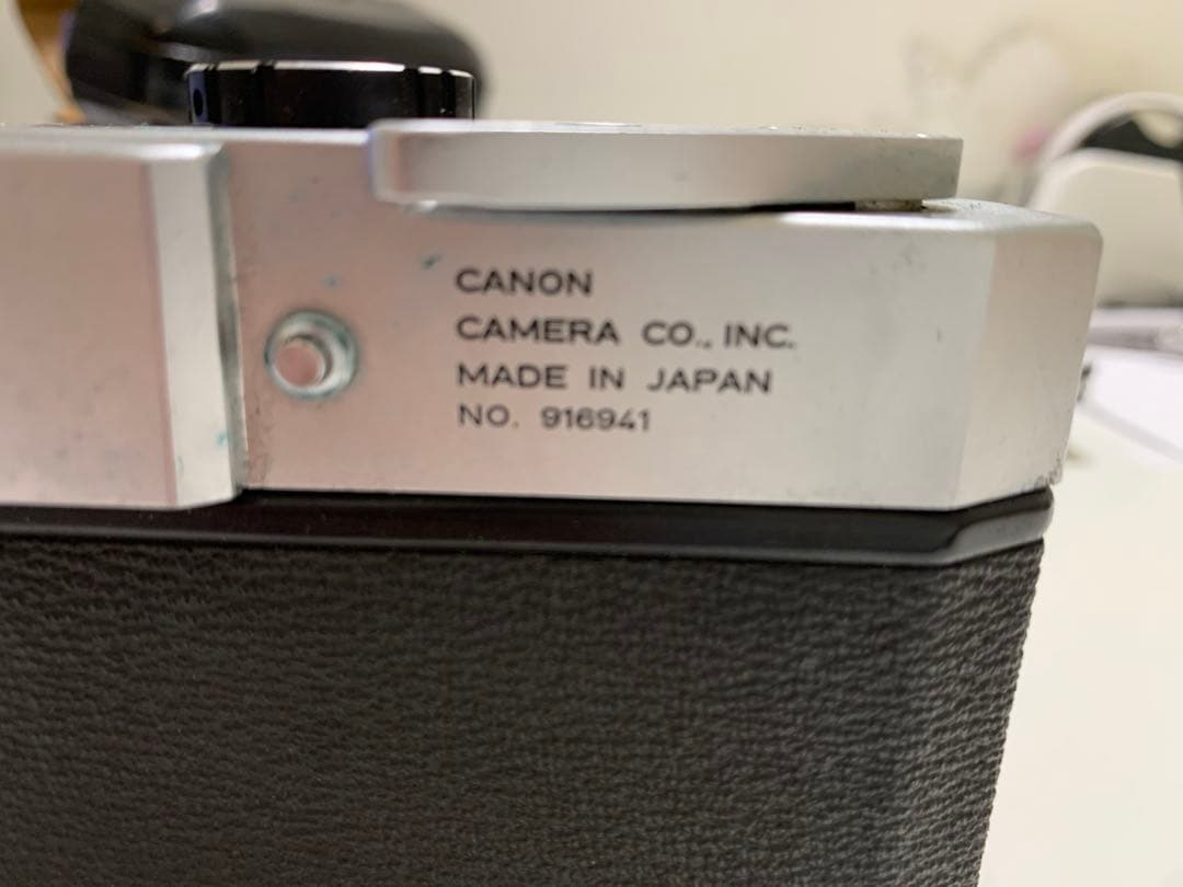 Canon 7レンジファインダーカメラ 純正 レザーケース付き キヤノンフィルム