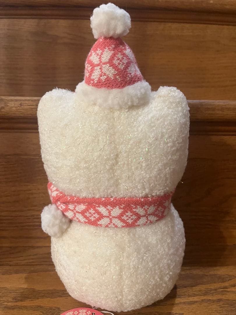 【タグ付き】ハローキティ　ダニエル 雪だるまぬいぐるみ スノウ