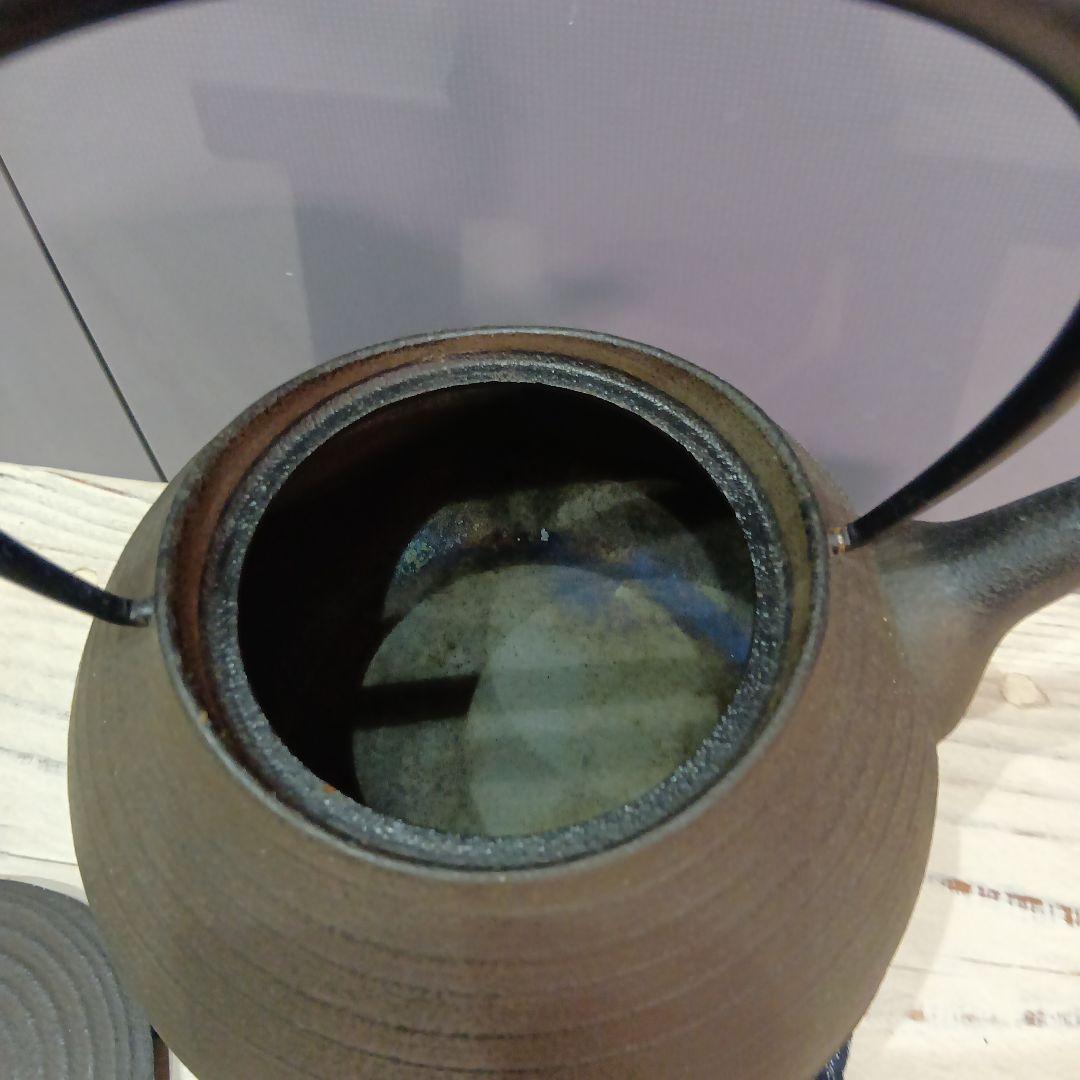 壱鋳堂 鉄瓶 1L 日本製 岩手の南部鉄器 刷毛目 さび茶仕上げ IH調理器対応