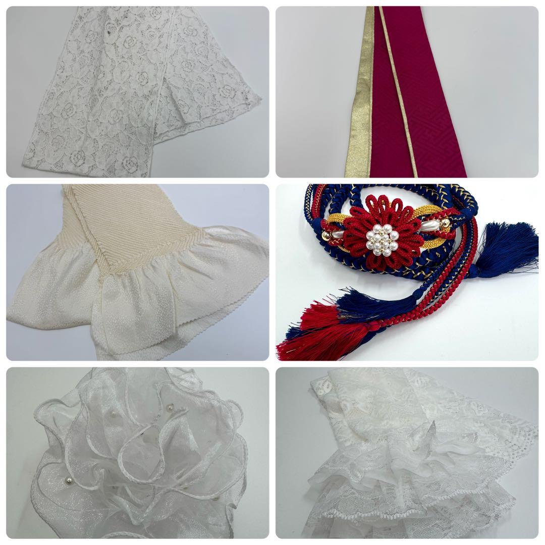 振袖豪華9点フルセット　青系　金駒刺繍　金彩　牡丹　貝桶　成人式　結婚式