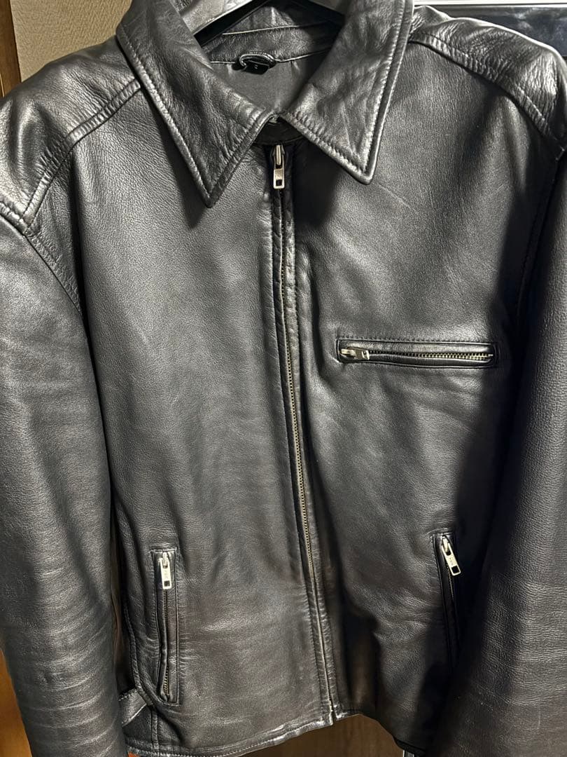 デグナー 本革　レザージャケット　L　黒　ライダース