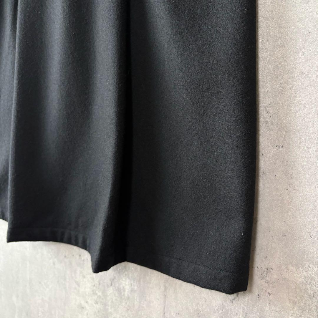 ワイズ Y's ウールナイロンフレアスカート 黒 ベルトデザイン　状態◎