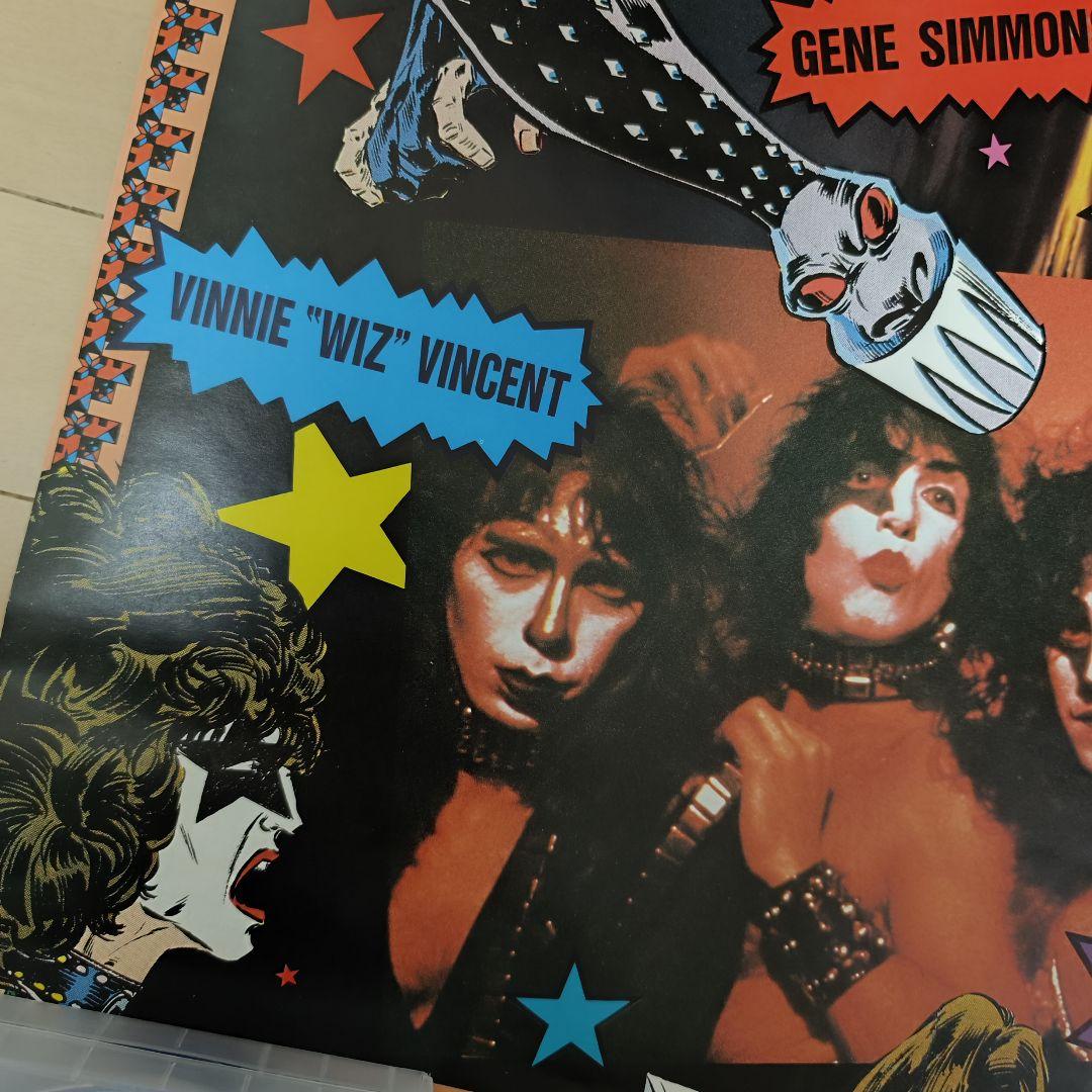 超レア♪　「地獄の回想」KISS LICK IT UP ポスター　当時物　非売品