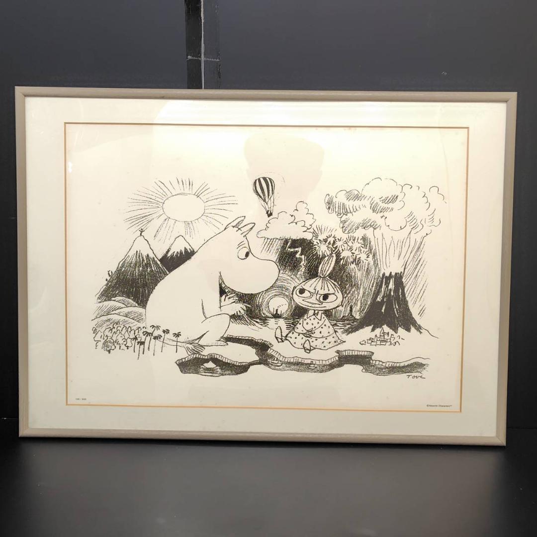 ムーミン シルクスクリーン アルミフレーム入り 限定500 MH151