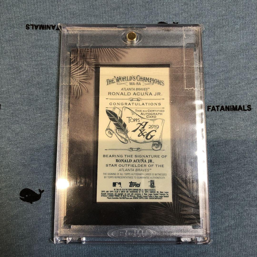 2019 Topps Allen & Ginter X【R Acuna Jr.】