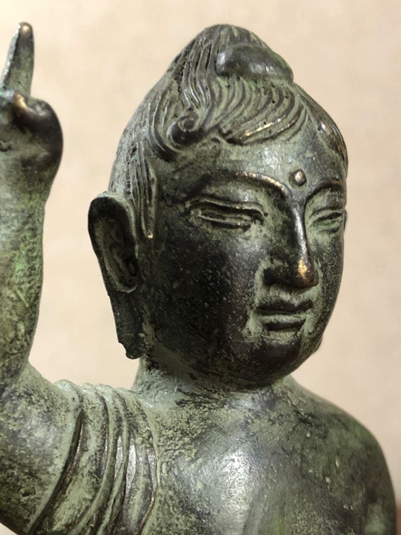 仏教美術 古銅 誕生仏 釈迦如来 仏像